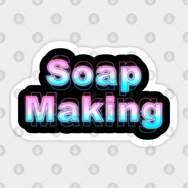 Soap Making Sticker by Sanzida Design